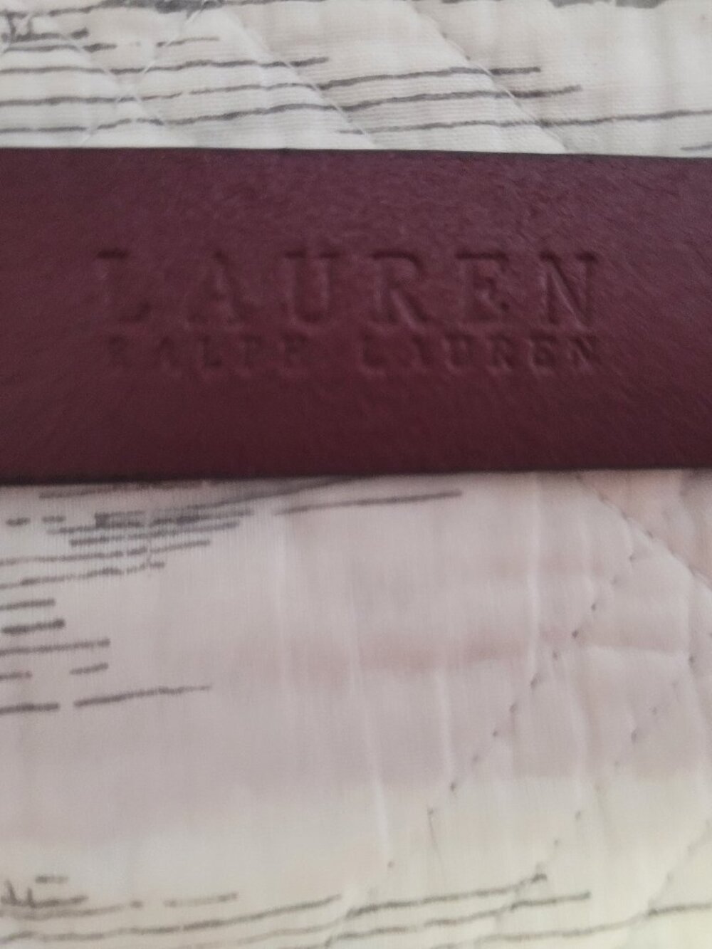 Lauren Plum Colored Belt Size Medium Excellent Condition - Picture 2 of 6